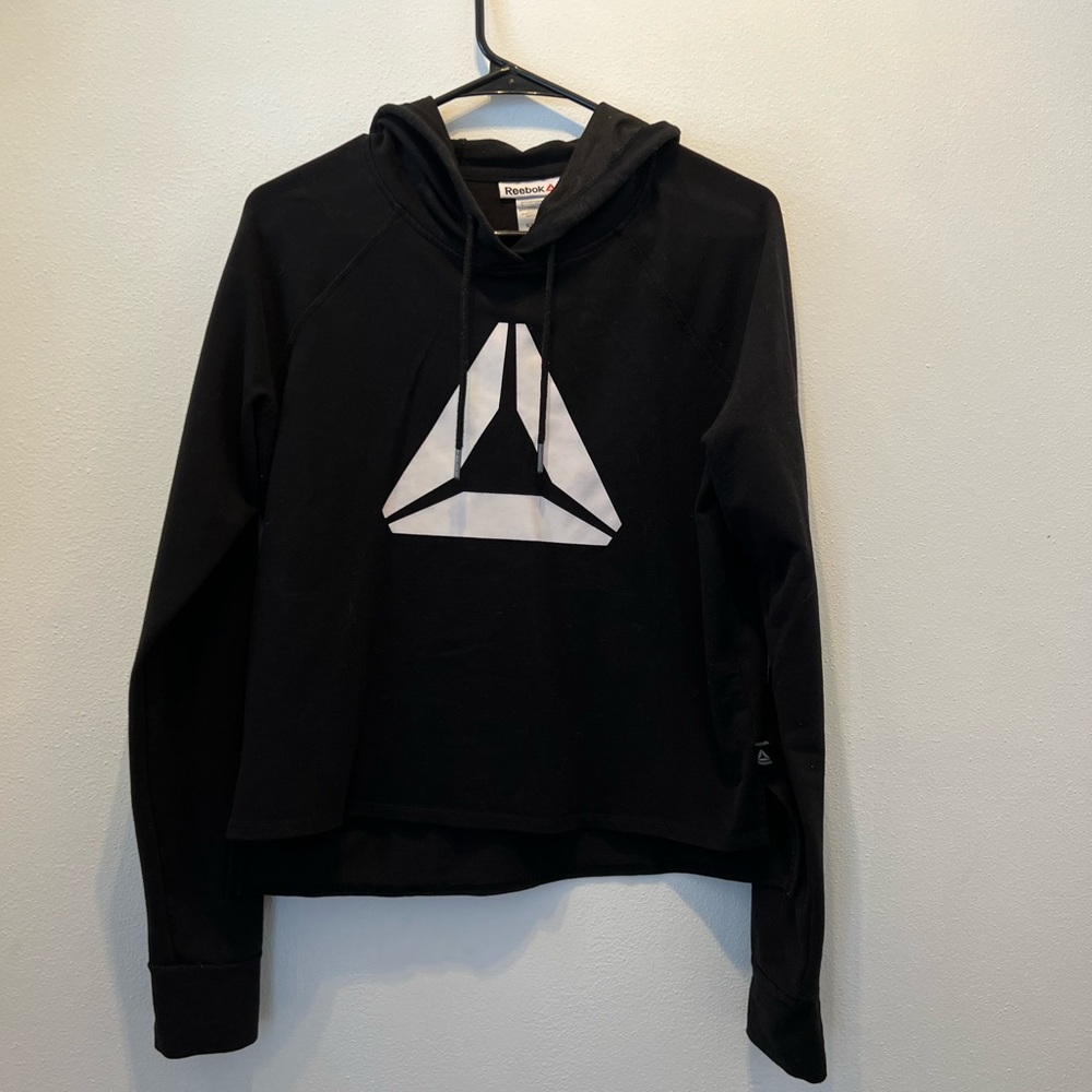 Reebok crop hoodie size Medium